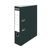 ValueX Lever Arch File Paper on Board A4 70mm Spine Width Black (Pack 10)