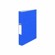 ValueX Ring Binder Paper on Board 2 O-Ring A4 19mm Rings Blue (Pack 10)