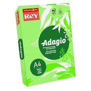 Rey Adagio Paper A4 80gsm Leaf Green (Ream 500) ADAGI080X939