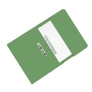ValueX Pocket Transfer File Manilla Foolscap 285gsm Green (Pack 25)