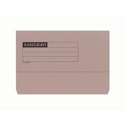 ValueX Document Wallet Manilla Foolscap Half Flap 285gsm Buff (Pack 50)