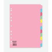 ValueX Divider 12 Part A4 155gsm Card Assorted Colours
