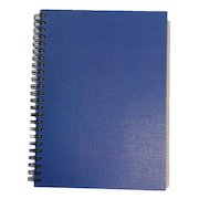 ValueX A5 Wirebound Hard Cover Notebook Ruled 160 Pages Blue (Pack 5)