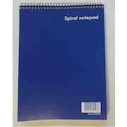 ValueX A5 Wirebound Card Cover Reporters Shorthand Notebook Ruled 200 Pages Blue (Pack 10)