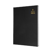 Collins Early Edition A4 Day To Page 2024 Diary Black 44E.99-24 818085