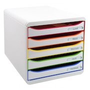 Exacompta Big Box Plus Black Office White/Harlequin/White 309913D