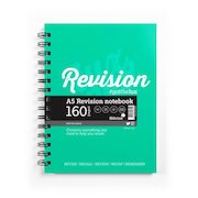Silvine Revision Notebook Twinwire A5 Green (Pack 5) EX754