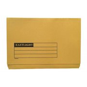 ValueX Document Wallet Full Flap Foolscap 270gsm Yellow (Pack 50) 45419DENT