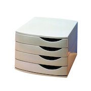 Jalema 4 Drawer Desktop Set Grey A6862-541