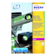 Avery Laser Label Heavy Duty 99x139mm 4 Per Sheet White (80 Pack) L4774-20
