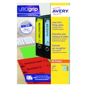 Avery Assorted Lever Arch Spine Label 200x60mm (80 Pack) L7171A-20