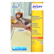 Avery Laser Mini Labels 25.4x10mm 189 per sheet White (4725 Pack) L4731REV-25