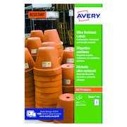 Avery Ultra Resistant Labels 74x105mm (160 Pack) B3427-20