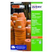 Avery Ultra Resistant Lavels 38x21mm (1300 Pack) B7651-20