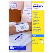 Avery Inkjet Parcel Label QuickDRY 199.6 x 289.1mm 1 Per Sheet White (100 Pack) J8167-100