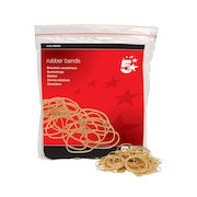 Business Office Rubber Bands No.16 Each 63x1.5mm Approx 2000 Bands Bag 0.454kg