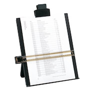 Business Office Desktop Copyholder with Line Guide Ruler A4 Black