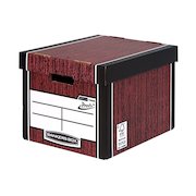 Bankers Box Woodgrain Tall Premium Storage Box (10 Pack) 7260503