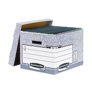 Bankers Box Storage Box Grey Standard (10 Pack) 00810-FF