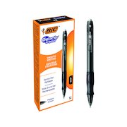 Bic Gel-ocity Original Gel Pen Retractable Medium Black (12 Pack) 829157