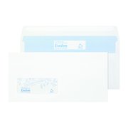 Evolve DL Envelope Recycled Window Wallet Self Seal 90gsm White (1000 Pack) RD7884