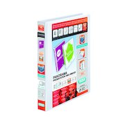 Elba Panorama 25mm 4 D-Ring Presentation Binder A4 White (10 Pack) 400001391