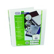Elba Panorama  25mm 2 D-Ring Presentation Binder A4 White (6 Pack) 400008413