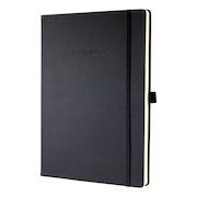 Sigel Conceptum Notebook Hard Cover 80gsm Ruled and Numbered 194pp PEFC A4 Black