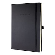 Sigel Conceptum Notebook Hard Cover 80gsm Ruled and Numbered 194pp PEFC A5 Black
