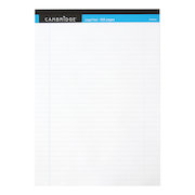 Cambridge Legal Pad Headbound Ruled Margin Perforated 100pp A4 White Paper