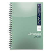 Cambridge Jotter Nbk Wirebound 80gsm Ruled Margin Perf Punched 4 Holes 200pp A4