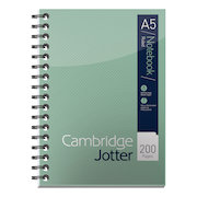 Cambridge Jotter Notebook Wirebound 80gsm Ruled and Perforated 200pp A5