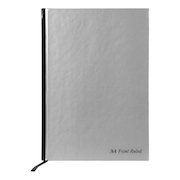 Pukka Pad Notebook Casebound Hardback 90gsm Ruled Margin 192pp A4 Silver