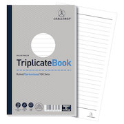 Challenge Triplicate Book Carbonless Ruled 100 Sets 210x130mm