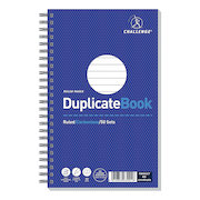Challenge Duplicate Book Carbonless Wirebound Ruled 50 Sets 210x130mm