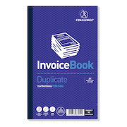 Challenge Duplicate Book Carbonless Invoice Single VAT/Tax 100 Sets 210x130mm
