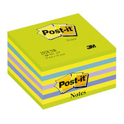 Post-it Note Cube 76x76mm Neon Assorted