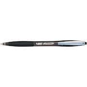 Bic Atlantis Soft Ball Pen Retractable Medium 1.0mm Tip 0.32mm Line Black