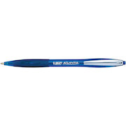 Bic Atlantis Soft Ball Pen Retractable Medium 1.0mm 0.32mm Line Blue