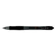 Pilot G207 Gel Rollerball Pen Rubber Grip Retractable 0.7mm Tip 0.39mm Line Black