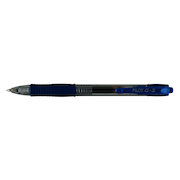 Pilot G207 Gel Rollerball Pen Rubber Grip Retractable 0.7mm Tip 0.39mm Line Blue
