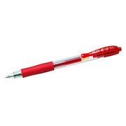 Pilot G205 Gel Rollerball Pen Rubber Grip Retractable 0.5mm Tip 0.32mm Line Red