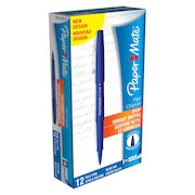 Paper Mate Flair Felt Tip Pens 1.0mm Tip 0.8mm Line Blue