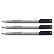 Staedtler 316 Lumocolor Pen Non-permanent Fine 0.6mm Line Black