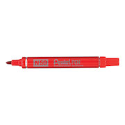 Pentel N50 Permanent Marker Bullet 4.3mm Tip 2.2mm Line Red
