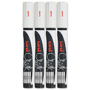 Uni Chalk Marker Medium Bullet Tip PWE-5M Line Width 1.8-2.5mm White