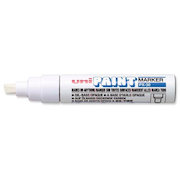 Uni Paint Marker Chisel Tip Broad Point PX30 Line Width 8.0mm White