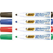 Bic Velleda Marker W/bd Dry-wipe 1701 Lrg Bullet Tip 1.5mm Line Classpk Box Assorted