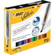 Bic Velleda 1781 Acrylic Chisel Tip Whiteboard Marker 3.2-5.5mm Width Assorted