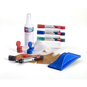 Nobo Whiteboard User Kit 4 Mrkrs/Eraser/Refills/Absorbent Cloths/25ml Cleaning Spray/Magnets